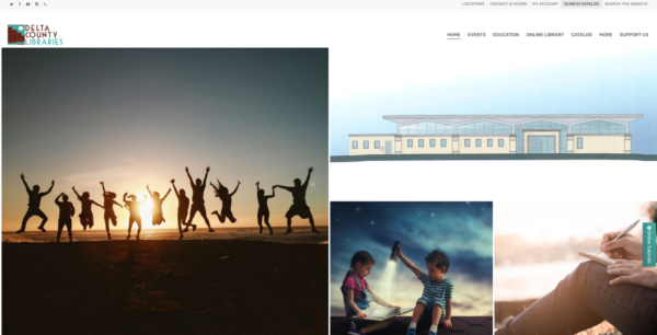 Delta-libraries-homepage