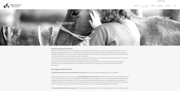 Equitarian-volunteer