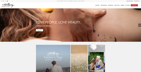 Wellspring-homepage