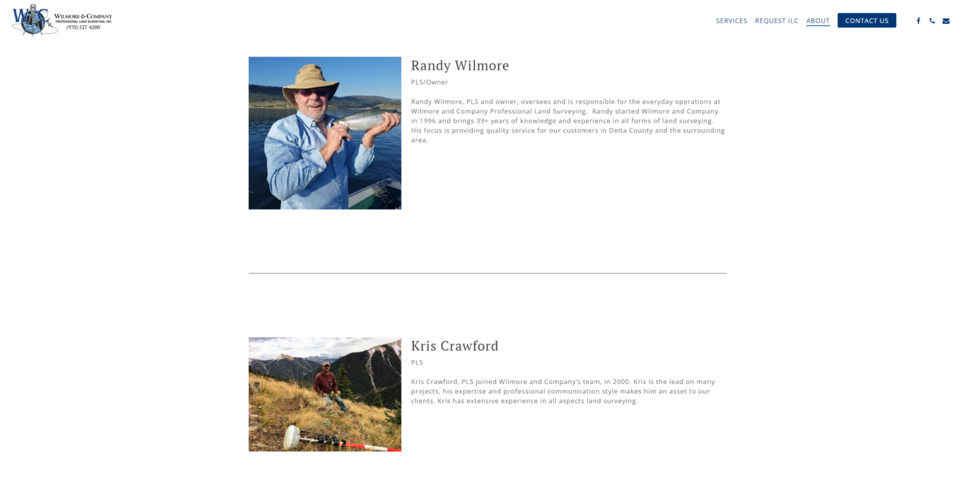 Deltrease Wilmore Wilmore and Company Professional Land Surveying - I Am Christy Eller